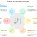 passar solceller mitt tak